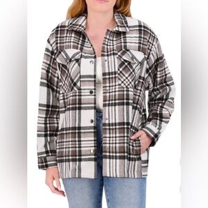 HFX Women’s Plaid Shirt Jacket - Size S